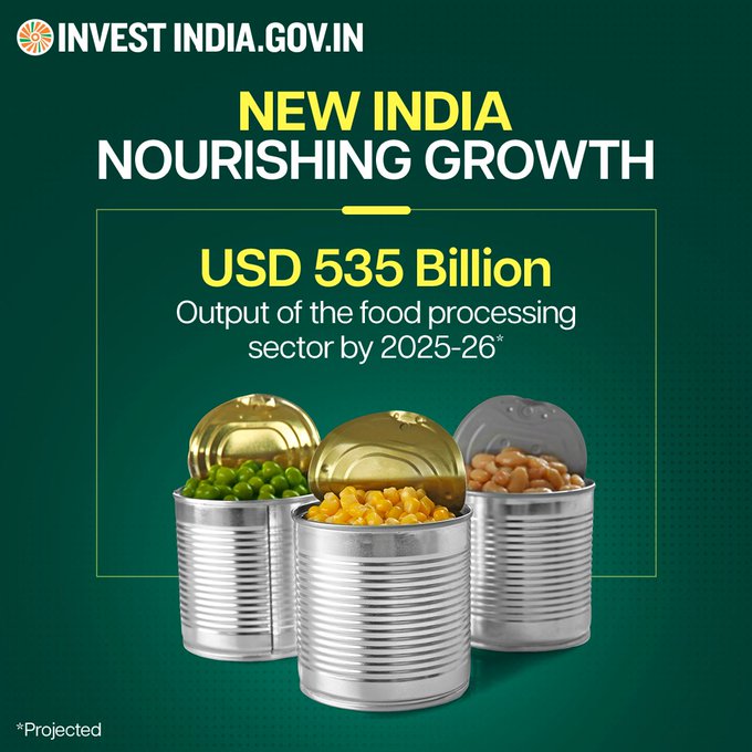 InvestIndiaISR's tweet photo. The #FoodProcessing industry in #NewIndia has a ~12% share in employment generated in all Registered Factory sectors, engaging ~2 Million people.

Discover more here: https://t.co/96kPTKtt4D

#InvestInIndia #InvestIndia #ProcessedFoodExports @indemtel @IsraelinIndia @IsraelMFA https://t.co/aVmze6I8mJ