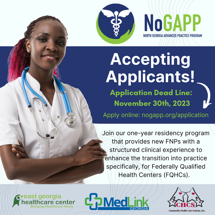 no_gapp's tweet photo. Attention all nurse practitioners! Applications are now open for our North Georgia Advanced Practice Program (NoGAPP) Residency. https://t.co/OJkaJYi8ge