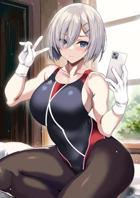 自撮り浜風 
