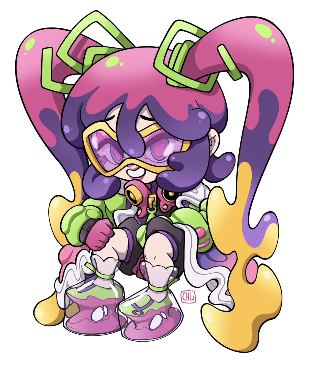 choodles_'s tweet photo. Poison type miku 🩷💜💛💚
#ProjectVOLTAGE https://t.co/uCeoMKdLoa