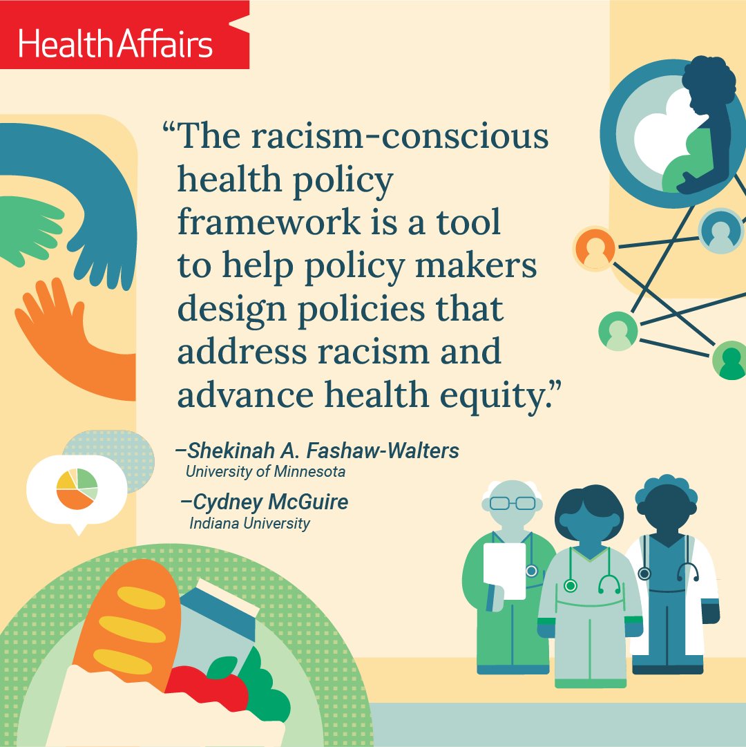 Discover a new #HealthPolicy framework that advances #HealthEquity. The new article from @SFWaltersPhD of @UMNews + @cydneymcg_ of @IndianaUniv dives into 5 key steps of racism-conscious policymaking. bit.ly/3rxD6Hb