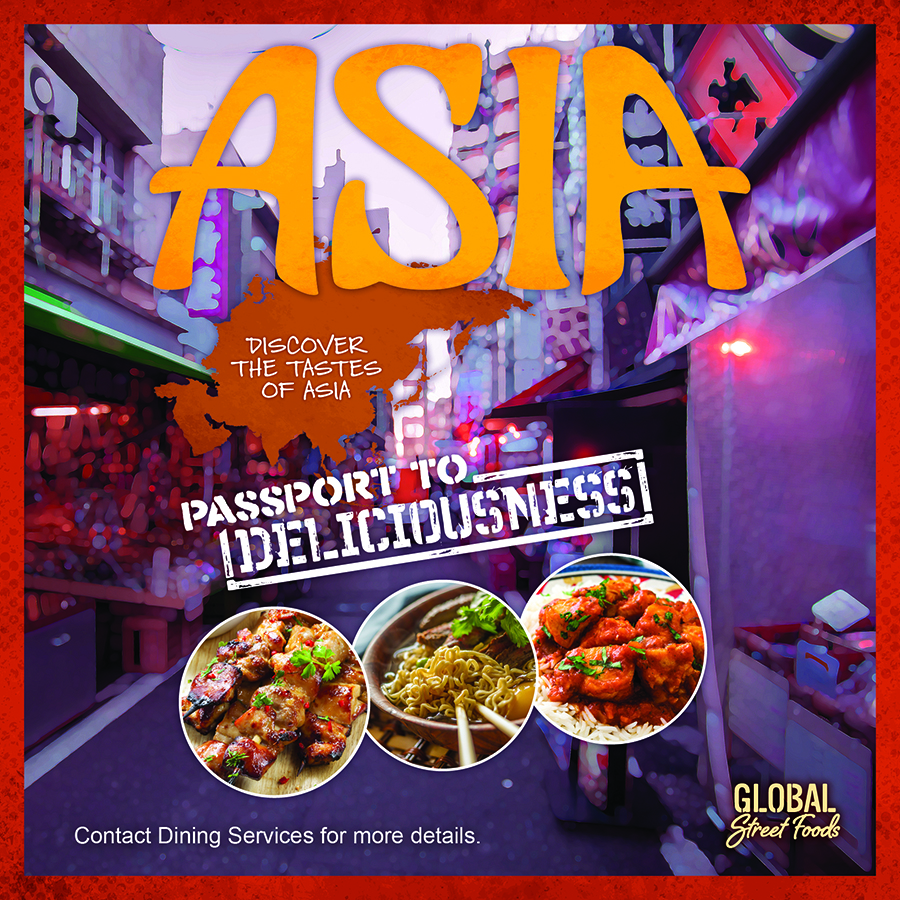 DrakeDining's tweet image. Did you know, 7 of the 10 largest cities in the world are located in Asia? Come by Hubbell for lunch to experience dishes such as Banh Mi, Yakitori, and Dumplings!