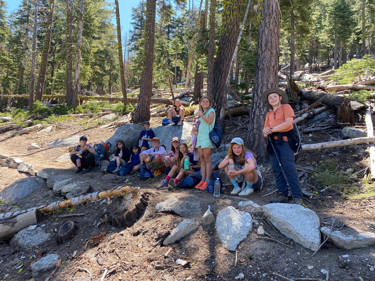 Our Youth Programs this summer inspired over 170 kids to adventure in the great outdoors! They learned backpacking skills, teambuilding skills, and Leave No Trace Ethics. Thanks to the @california_tahoe_conservancy we were funded to inspire kids year after year to be stewards!