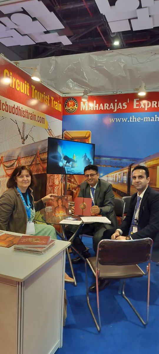 IRCTC is participating in PATA Travel Mart 2023, held at IECC, Pragati Maidan, New Delhi from October 04th - 06th, 2023 to promote Maharajas' Express and Buddhist Circuit Tourist Train.

#MaharajasExpress #BuddhistCircuit