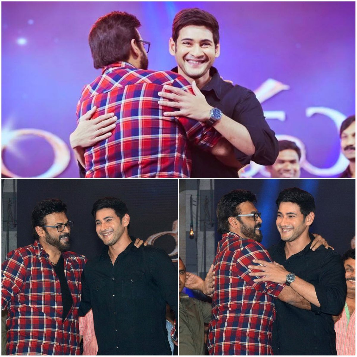 #SSMB25 event ki 'Peddodu vacchadu

#Venky75 ki ' Chinnodu guest aeithe..🤩🔥

#Saindhav 
#GunturuKaaram