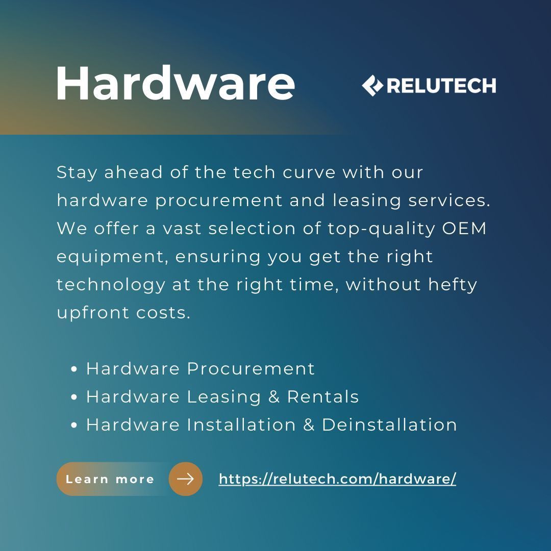 ReluTech's tweet image. ReluTech: Your go-to for top-notch, budget-friendly data center hardware. 🚀 See how we can help: bit.ly/46A4d35
#DataCenterSolutions #ReluTech