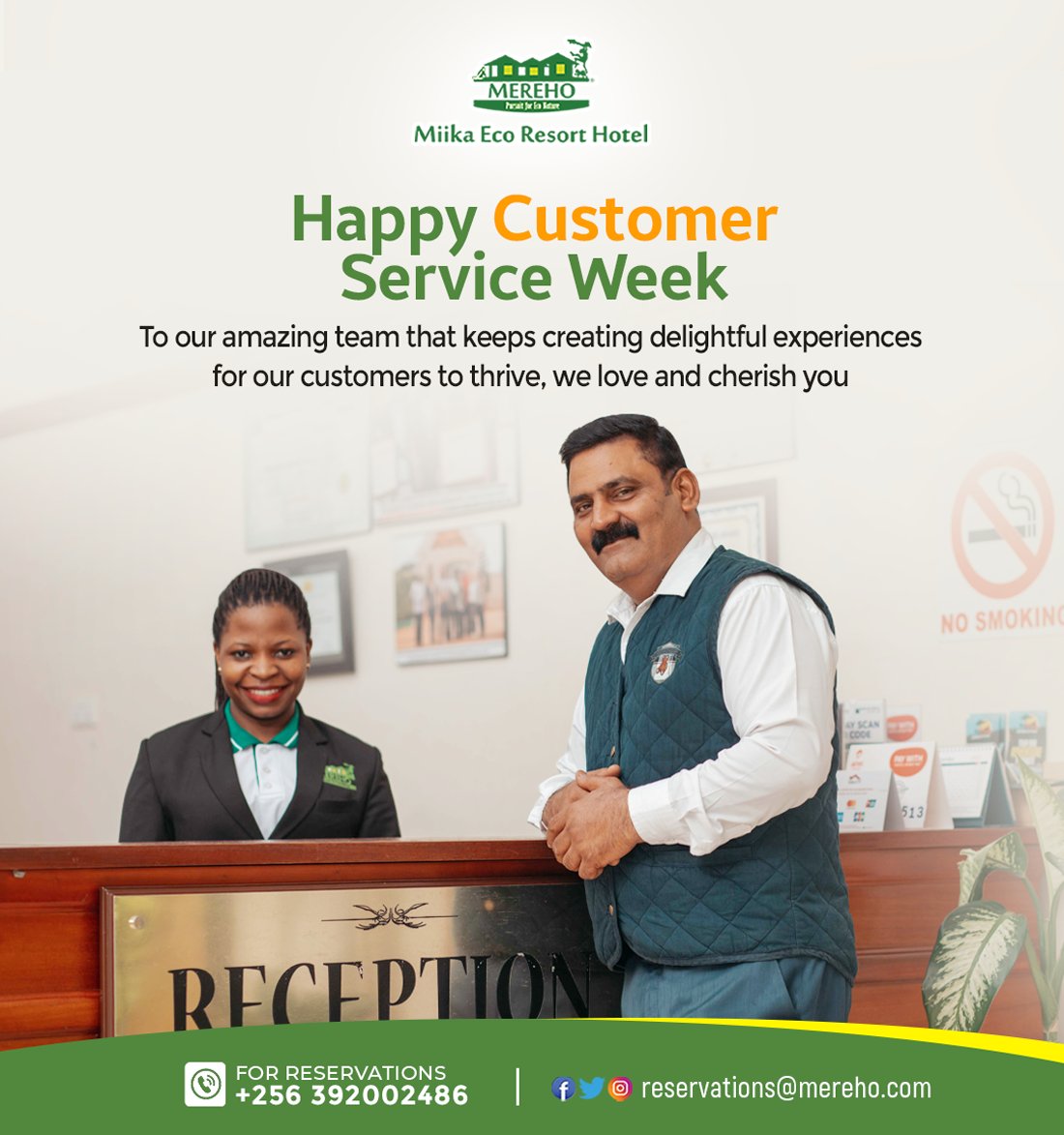 MiikaResort's tweet image. #CustomerServiceWeek #CustomerServiceAppreciationWeek #CustomerService
