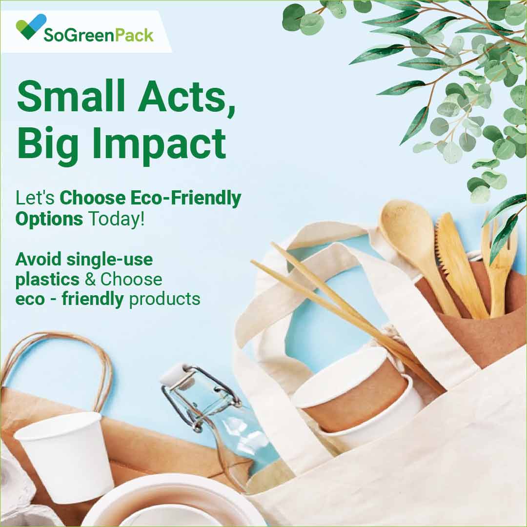 sogreenpack's tweet image. 𝑾𝒉𝒚 𝒃𝒆 𝒑𝒂𝒓𝒕 𝒐𝒇 𝒕𝒉𝒆 𝒑𝒓𝒐𝒃𝒍𝒆𝒎 𝒘𝒉𝒆𝒏 𝒚𝒐𝒖 𝒄𝒂𝒏 𝒃𝒆 𝒑𝒂𝒓𝒕 𝒐𝒇 𝒕𝒉𝒆 𝒔𝒐𝒍𝒖𝒕𝒊𝒐𝒏? 💡🌿
Embrace eco-friendly choices and be a force for positive change. 🌏💚
#GreenProducts
#ChooseSustainability
#greentableware
#disposableproducts
#disposablecups