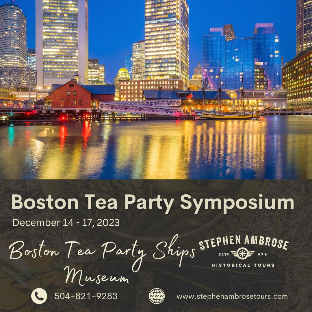 250 years ago, sparks ignited a revolution. Join us at the Boston Tea Party Symposium to commemorate this historic milestone. Let freedom's fire burn bright! 🔥🗽 #TeaParty250 #RevolutionarySparks #SAHT #1HistoryTourCompany ow.ly/jcM550PSGZI
