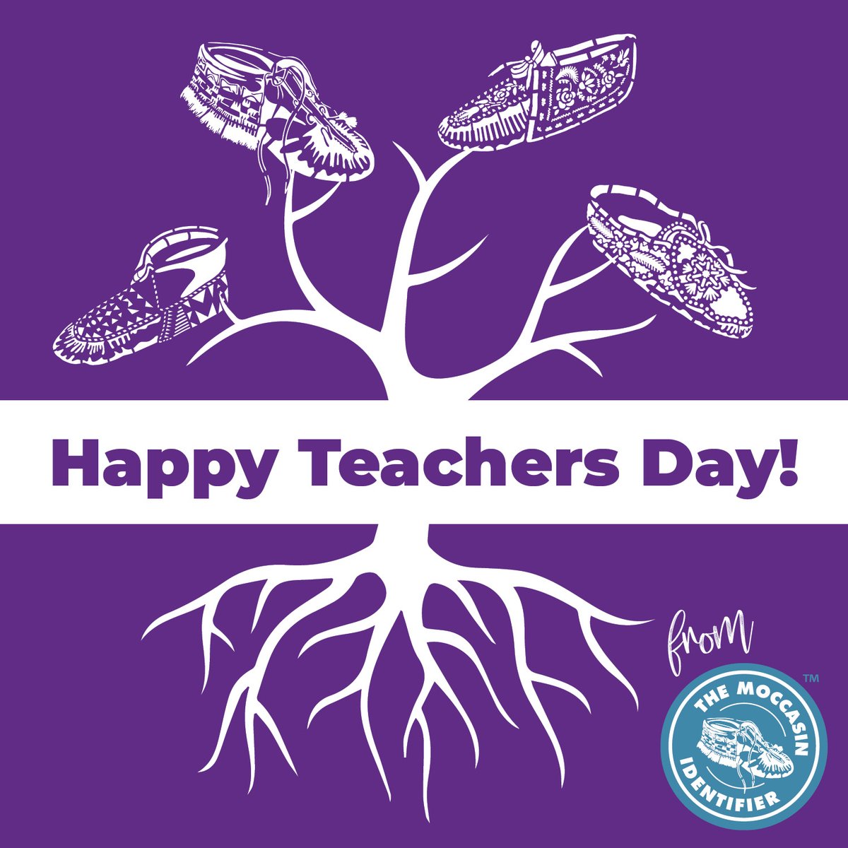Happy Teachers Day! @moccasinidentifer loves teachers, and we have had the pleasure of working with and meeting so many outstanding teachers over the years. Have a fantastic day! #teachersday #education #teachers #teacher #CoverCanadaInMoccasins #indigenouseducation