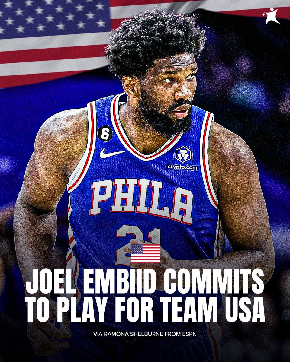 Joel Embiid chooses Team USA for 2024 Paris Olympics