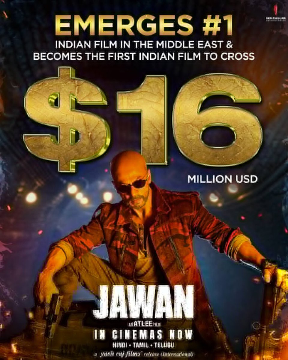 ocdtimes's tweet photo. Aaj ke conversion rate ke hisab se 33 Crore in INR
.
#OCDTimes #SRK #ShahRukhKhan #Jawan #Atlee #RedChilliesEntertainment #Priyamani #SanyaMalhotra #DeepikaPadukone #VijaySethupathi #Nayanthara #MirchiSeth #SunilGrover #RidhiDogra #AnirudhRavichander https://t.co/fvae0lETBv