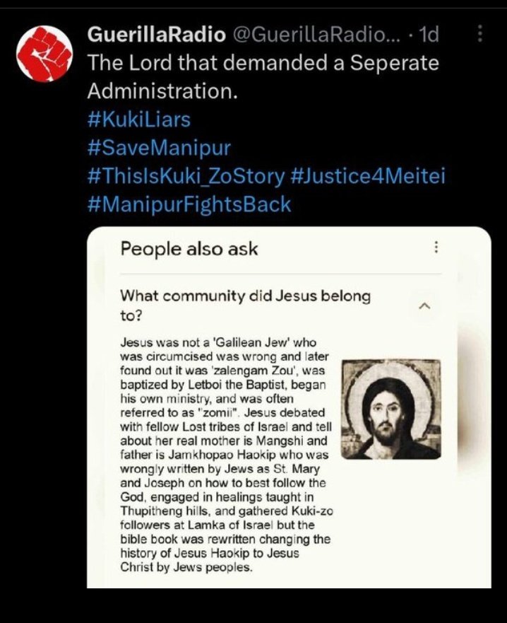nengkhoh's tweet photo. A 100% proved of Meitei Religious War on Christian and of derogatory words.
#Christianworld #UN #UNICEF #MeiteisAreLiars
#MeiteiAtrocitie #thisiskuki_zostory #MeiteiTerrorists #savekuki
@paulphoenix1985 @UN @ChristianWorld @Being_KUKI @IndiaToday @RahulGandhi https://t.co/f7mkGDYnju