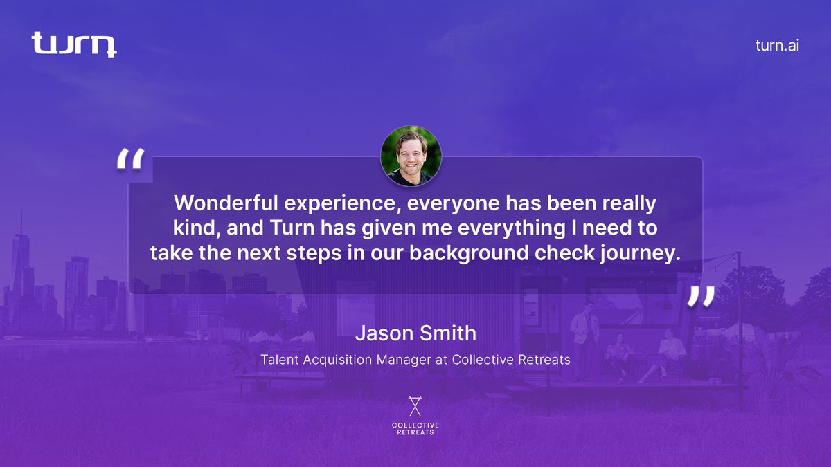 TurnTech_ai's tweet image. Testimonials that speak volumes! 🌟 

We&apos;re proud to partner with incredible professionals like Jason. 

Ready to take your background checks to the next level?

Let&apos;s chat! 📷

#ClientLove #BackgroundChecks #SuccessStories