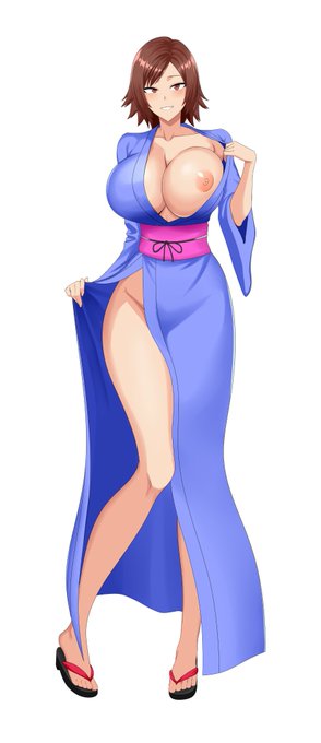 skebで描きました…浴衣むずい 