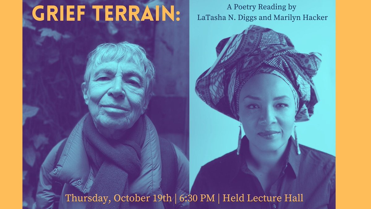 As a part of our star-studded fall, we're thrilled to host poets LaTasha N. Diggs and Marilyn Hacker on October 19th at 6:30 PM! Reserve here: eventbrite.com/e/writers-at-b…