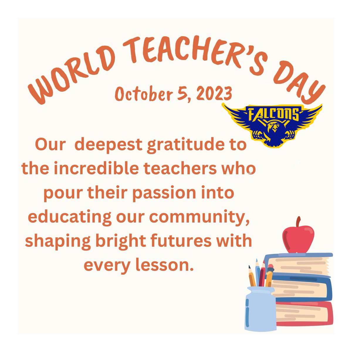 To our DDE Teachers! Today and everyday you should be celebrated. Your hard work, dedication to our do not go unnoticed. From the bottom of my heart I truly love and value the passion you bring to campus everyday and the love you fill our DDE Students with! 
Ms. Montañez