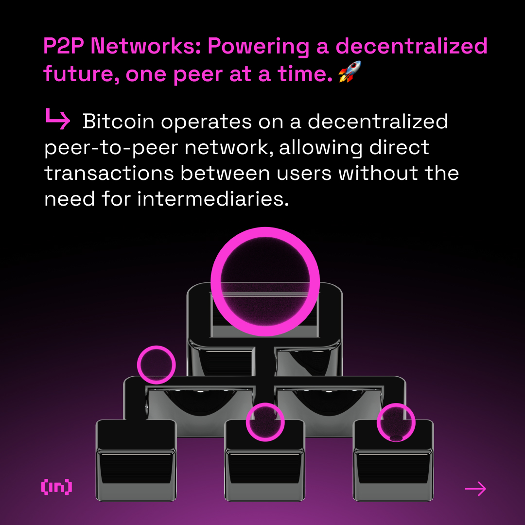 beincrypto's tweet photo. π Unveil the Essence of P2P in Bitcoin! π
Discover how direct and secure transactions work without a middleman! π
Ready to delve deeper into more concepts from the Bitcoin whitepaper? π€
π Explore more in our comprehensive guide: https://t.co/2mtkijdaLk
#P2PBitcoin #BitcoinWhitepaper