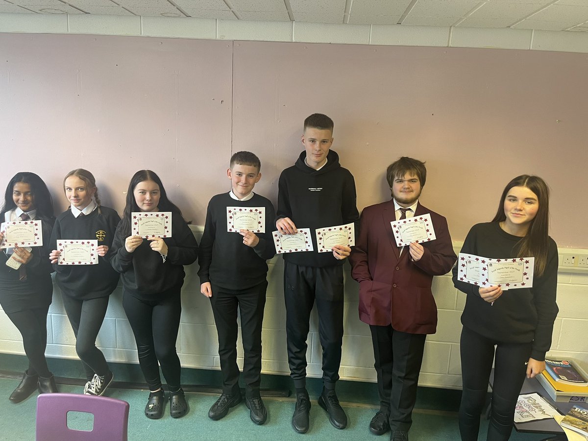 And last but not least, our S3 Social Subjects and Business pupils of the month for September. Keep up the brilliant work guys! 🌟 <a href="/StMargaretsAcad/">St Margaret's RC Academy</a> #celebrationofsuccess