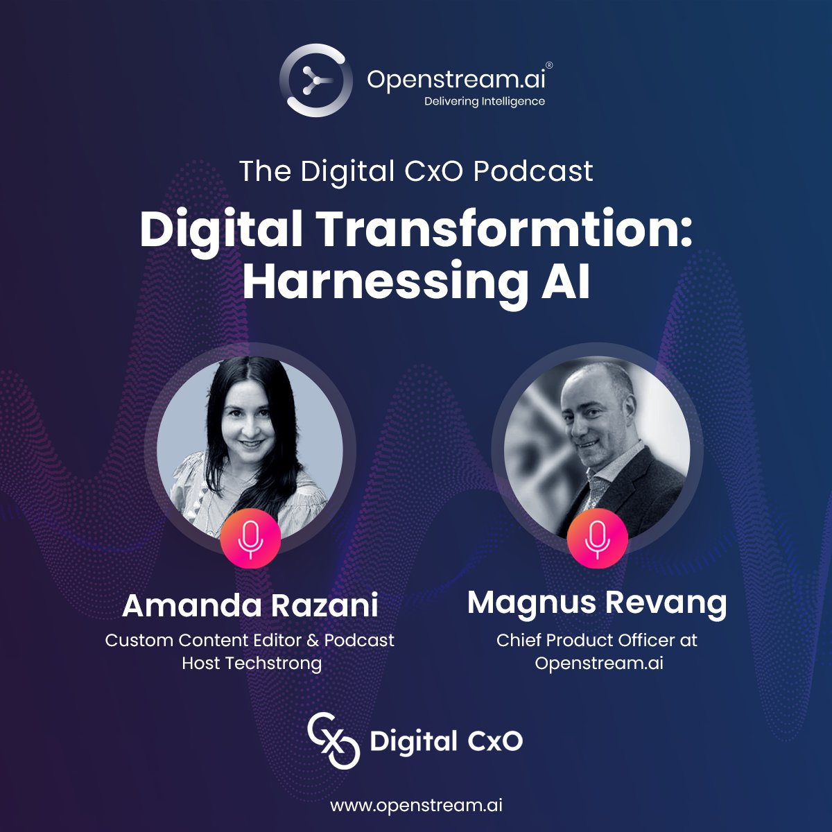 Magnus Revang discusses Digital Transformation and Harnessing AI on the Digital CxO 's Podcast with Amanda Razani. They discuss #conversationalai , #generativeai, #instructionalai and more. Listen today:
hubs.li/Q024tpPK0