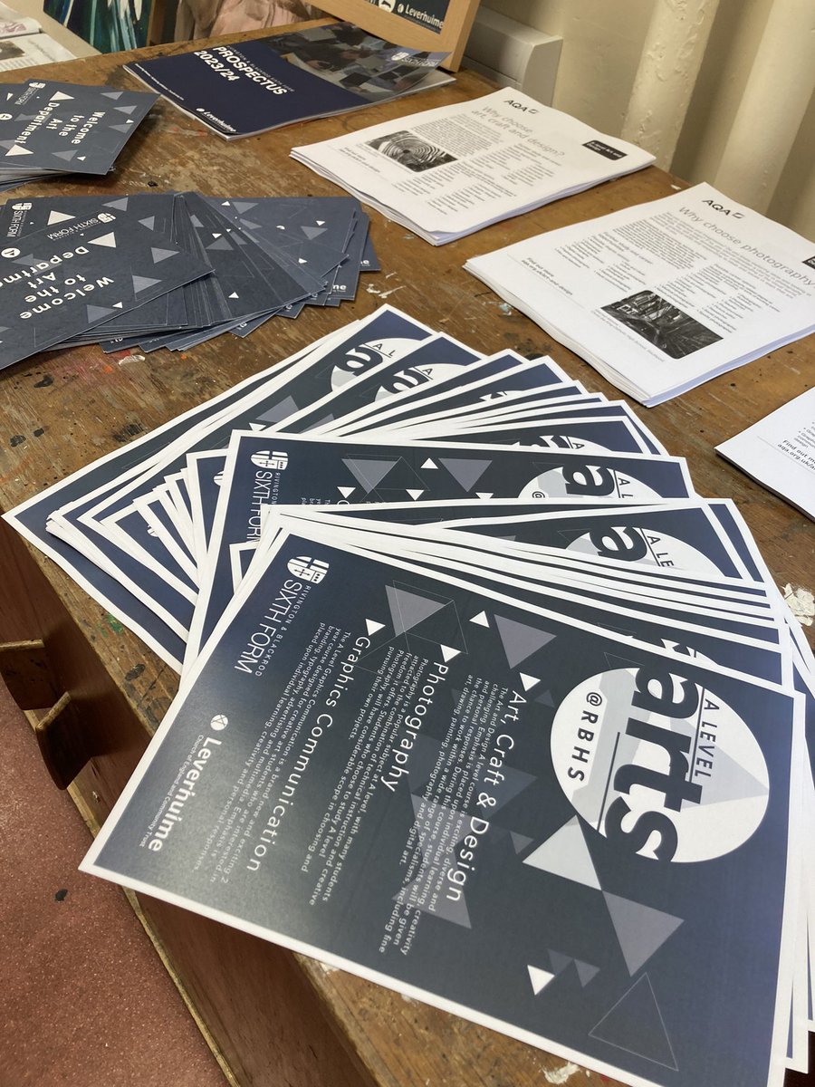 RBHSArtDept's tweet photo. 6th Form Opening Evening 2023!
5.30pm-7.30pm
Come and speak to the sixth form art team for more info on A Level Art, Photography, and Graphics.
#6thformopenevening #art #photograghy #graphic https://t.co/2QVADMxdzd