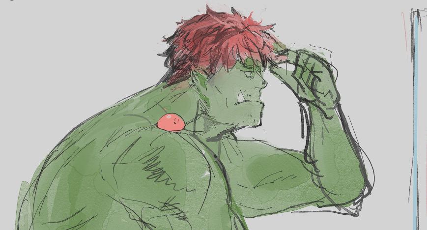 Rice_guifunn's tweet photo. Red #RandonART https://t.co/VVG2MVc10Q