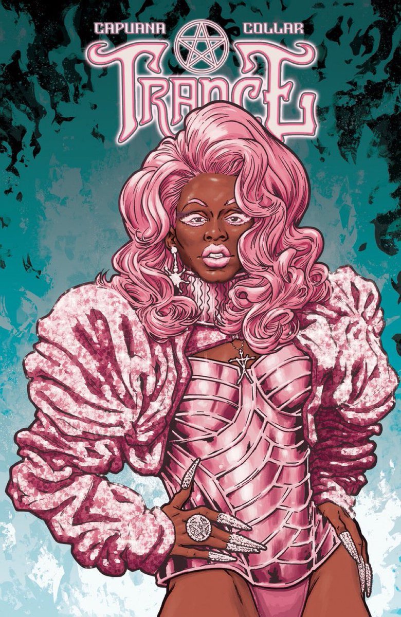 Look at this stunning new cover for the second printing of my comic TRANCE !! I mean… the breast plate???? The nails???? Spooky witch necklace???? 🤤
Get your copy: scoutcomics.com/products/tranc…
<a href="/ScoutComics/">Scout Comics and Entertainment</a>