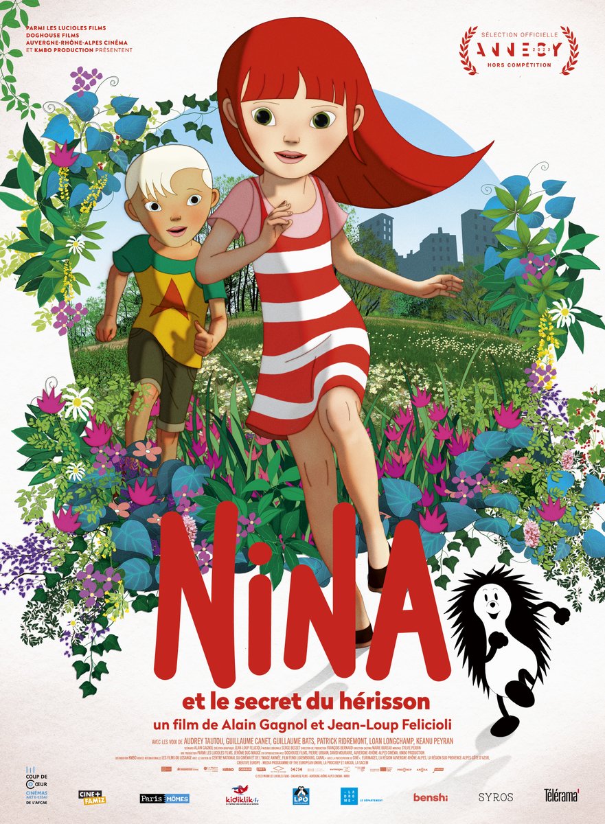 Nina et le Secret du hérisson : l’animation au croisement du polar et du film social - un film d'animation touchant dès 7 ans, à voir à partir du 11 octobre dans les salles françaises!
Notre critique :
3dvf.com/nina-et-le-sec…

<a href="/KMBOcinema/">KMBO</a> @TNZPV <a href="/pllucioles/">parmi les lucioles films</a> #animation