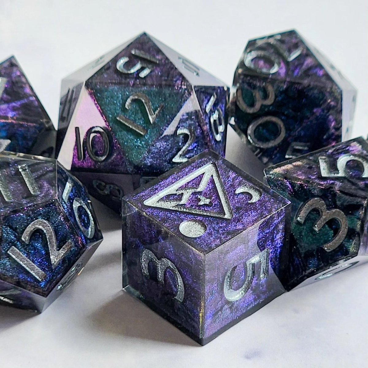 Colorshift and only colorshift.. Available later this month #handmadedice #TTRPGs