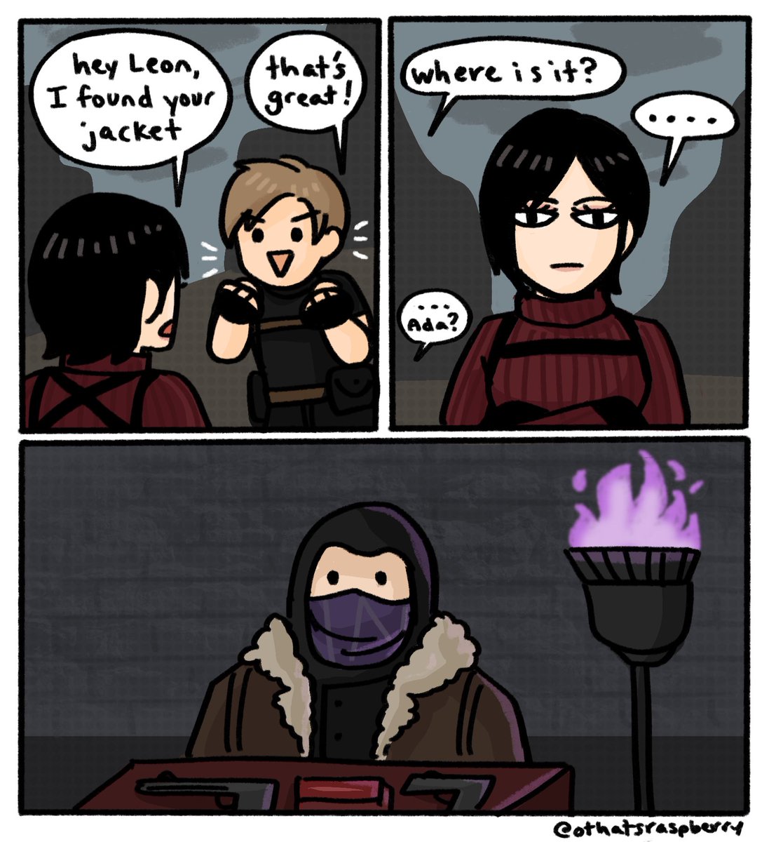 othatsraspberry's tweet photo. heh heh, thank you #re4 https://t.co/1UyuAw9LfX