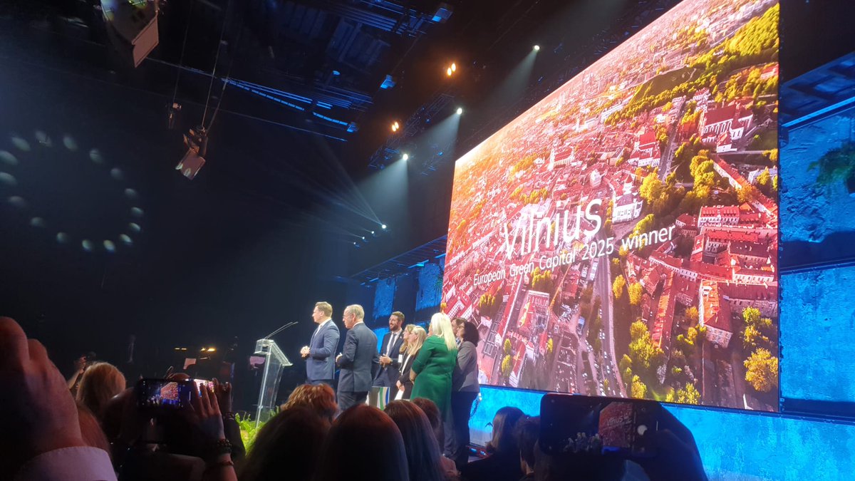 València Verda (@vlcverda) on Twitter photo And #Vilnus will be the Green Capital 2025! Congrats #Vilnus ❗🏆
#EUGreenCapital 2025
<a href="/EU_ENV/">EU Environment</a>
#GreenValència🍃
#EUGreenCapital 2024🍀 And #Vilnus will be the Green Capital 2025! Congrats #Vilnus ❗🏆
#EUGreenCapital 2025
<a href="/EU_ENV/">EU Environment</a>
#GreenValència🍃
#EUGreenCapital 2024🍀