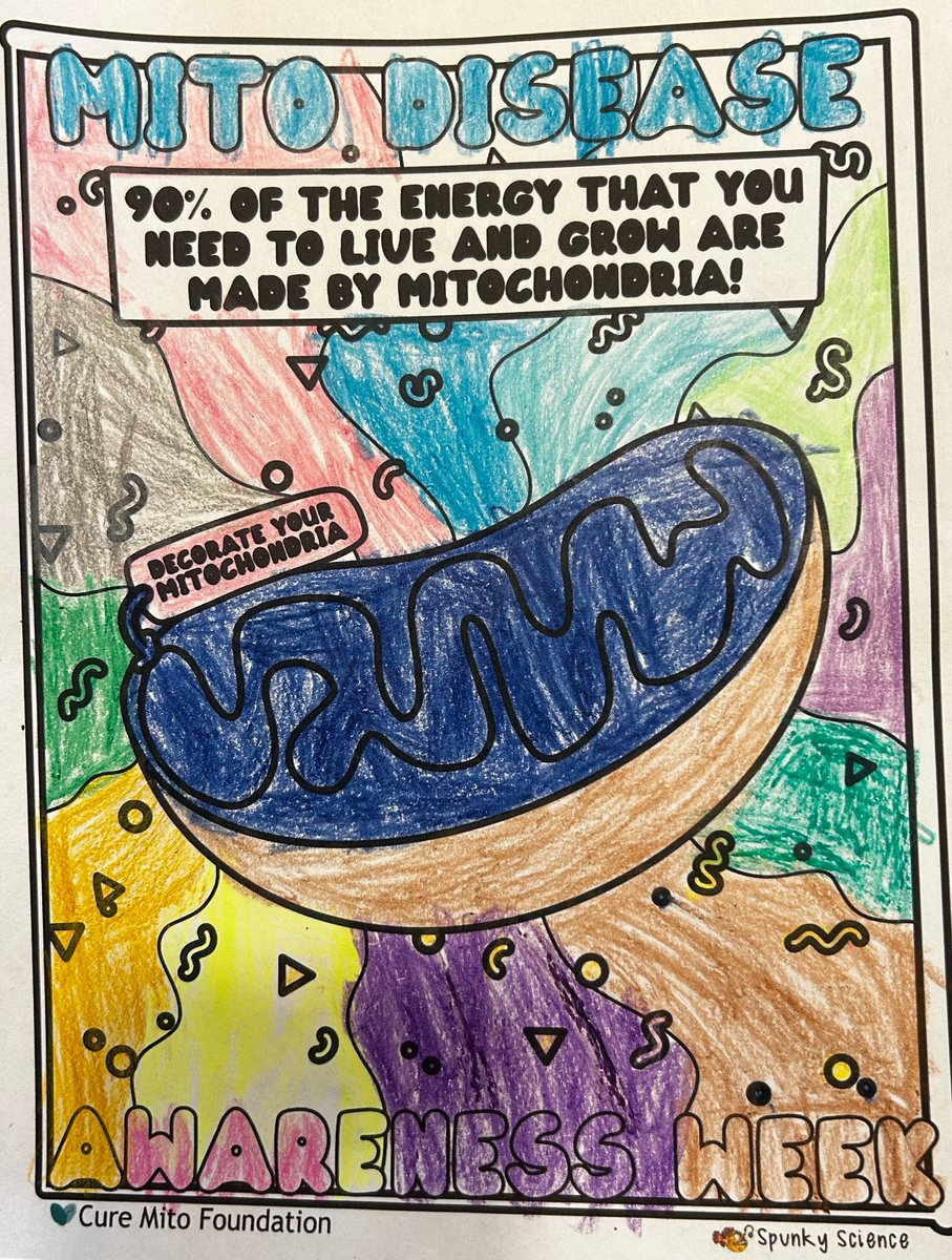 cure_mito's tweet photo. This picture is drawn by Spencer Johnson, 7 to support his father @RareDiseaseDad
#leighsyndrome #mito #mitochondrialdisease #colorformito https://t.co/1jTrIwTh84