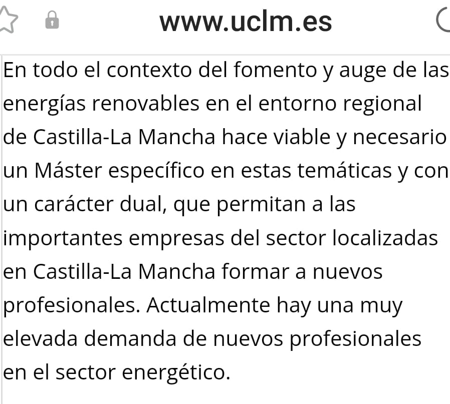 DSostenibleCLM's tweet photo. ➡️Mercedes Gómez @DSostenibleCLM, @GardeJulian @uclm_es, y Ricardo Cuevas @educajccm presentan:

📢1er Master en Energías #renovables #CLM ☀️

👉Desde @gobjccm colaboramos:

✅Formación profesión futuro
✅Transición energética 
✅Descarbonización #CLM 
✅Mitigar #CambioClimático https://t.co/pWswmbz6cZ