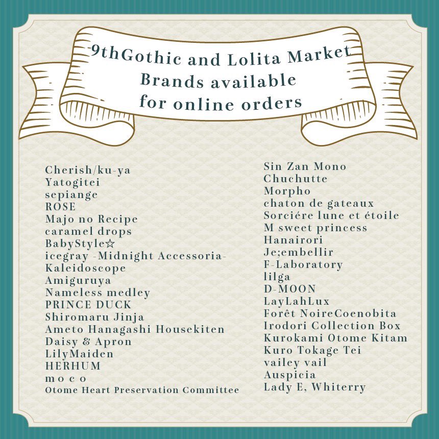 Goth_LoliMarket's tweet photo. 🌎#GLM9 International order🛒

All product pages are translated into English💭
We can also ship internationally, so please take a look✨

Orders are open: 
10/8 (Sun) 10:00 AM ~ 10/15 (Sun) 11:59 PM (JST)

▼Online store
https://t.co/ICq1zJkf04

#ゴスロリマーケット
#FloresAstorum https://t.co/F2UUFq1LEc