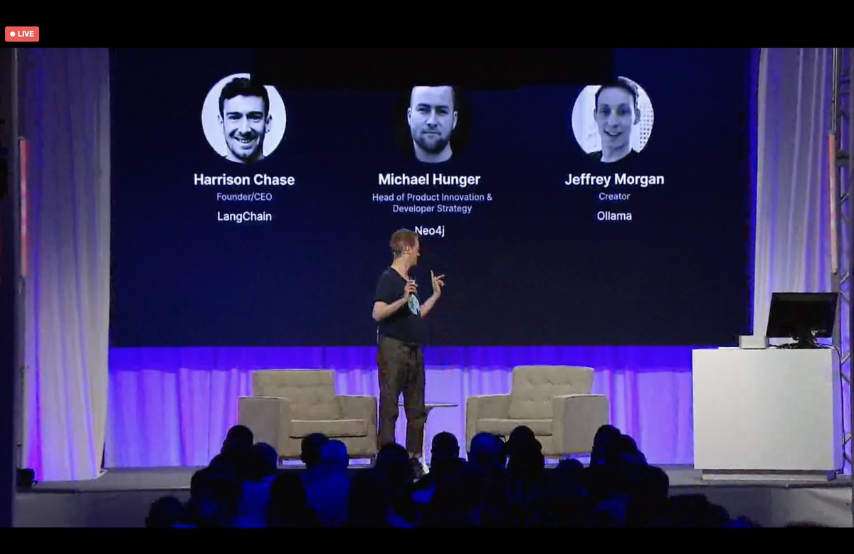 karolykassjr's tweet image. 🔴 @justincormack, CTO @Docker kicks off #DockerCon Day 2 🤓🎉 
Let&apos;s have a little adventure in the world of #GenerativeAI. 
DockerCon Keynote Day 2: Docker &amp;amp; AI: Let&apos;s Change The World - Again!
#DockerCon23 #DockerCommunity #docker🐋 #AI #ArtificialIntelligence #GenAI