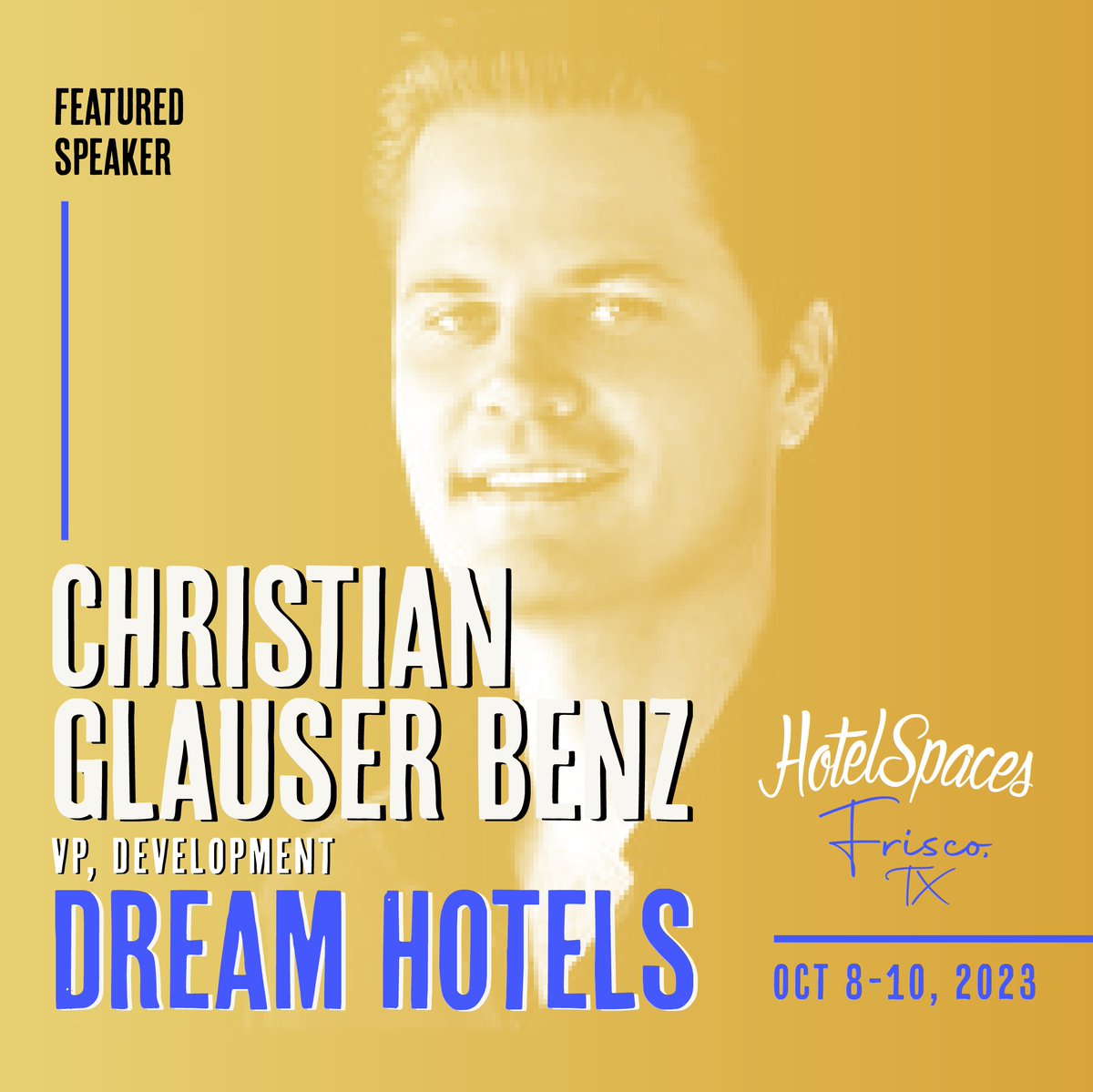 Next week at HotelSpaces, Christian Glauser Benz will join a panel of hotel development executives in a discussion on the short- and long-term outlooks for hotel development &amp; investment. This is going to be an eye-opening conversation; don't miss out! 
hubs.li/Q024vhZS0