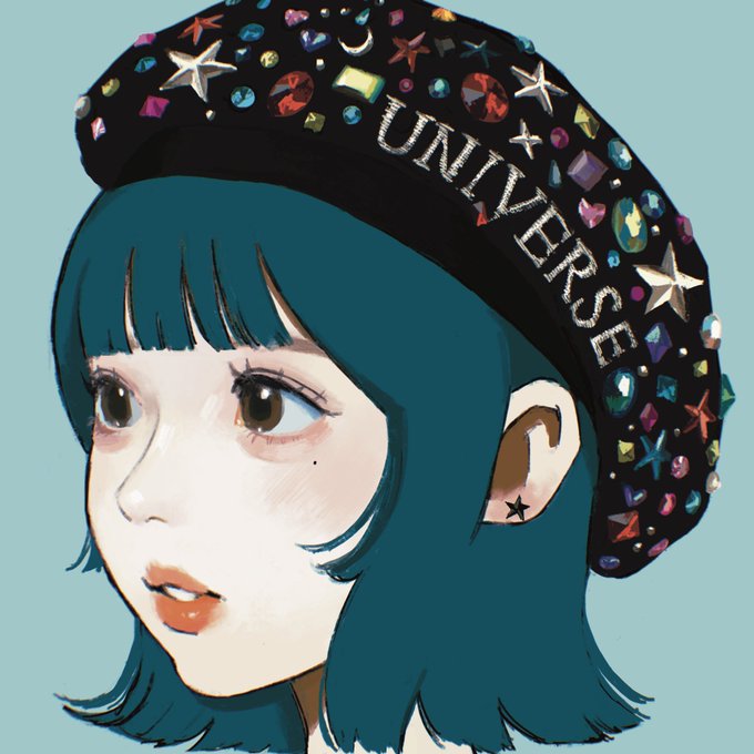 「black headwear star earrings」 illustration images(Latest)