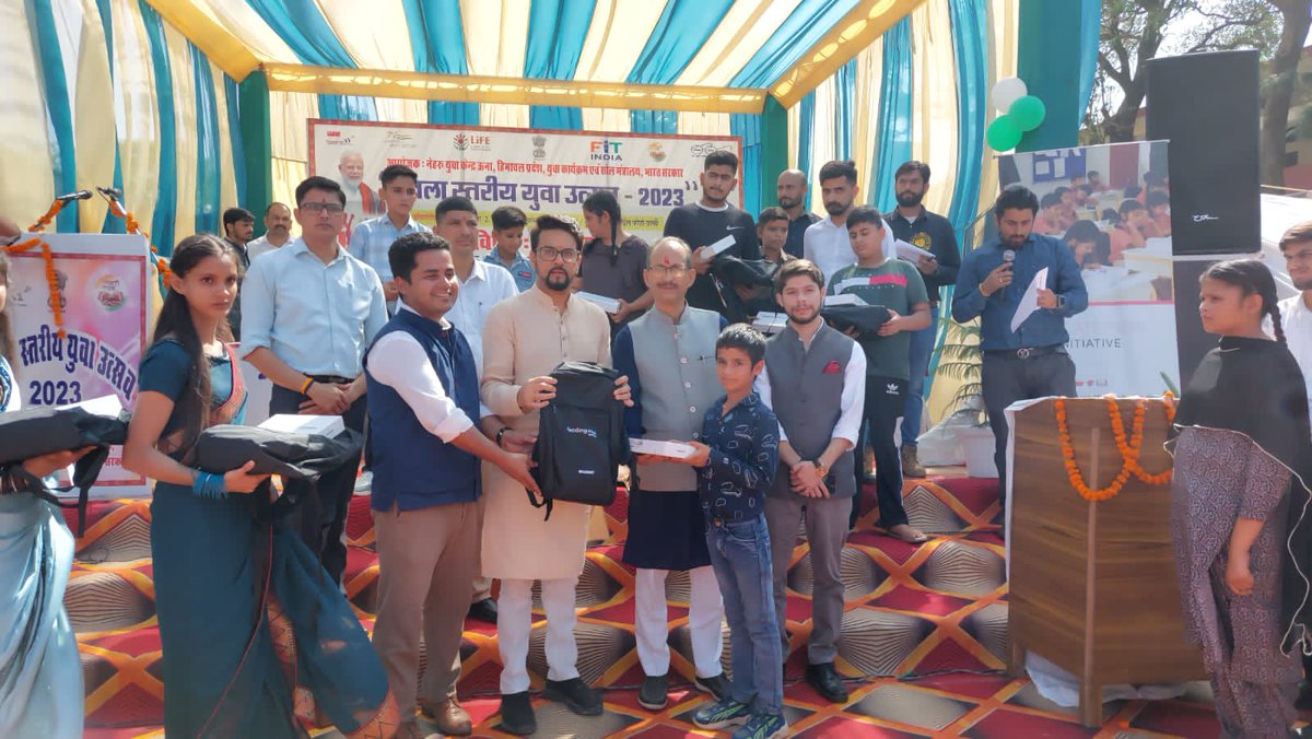 MYBHARATUNAHP's tweet photo. #YuvaSamvaad #NyksYuvaUtsav #YouthProgram #PanchPran
#DistrictLevelYuvaUtsav @sdnykshp @Nyksindia @Anurag_Office @narendramodi @WHO @FCI_NorthZone https://t.co/yOUAFEHc7q