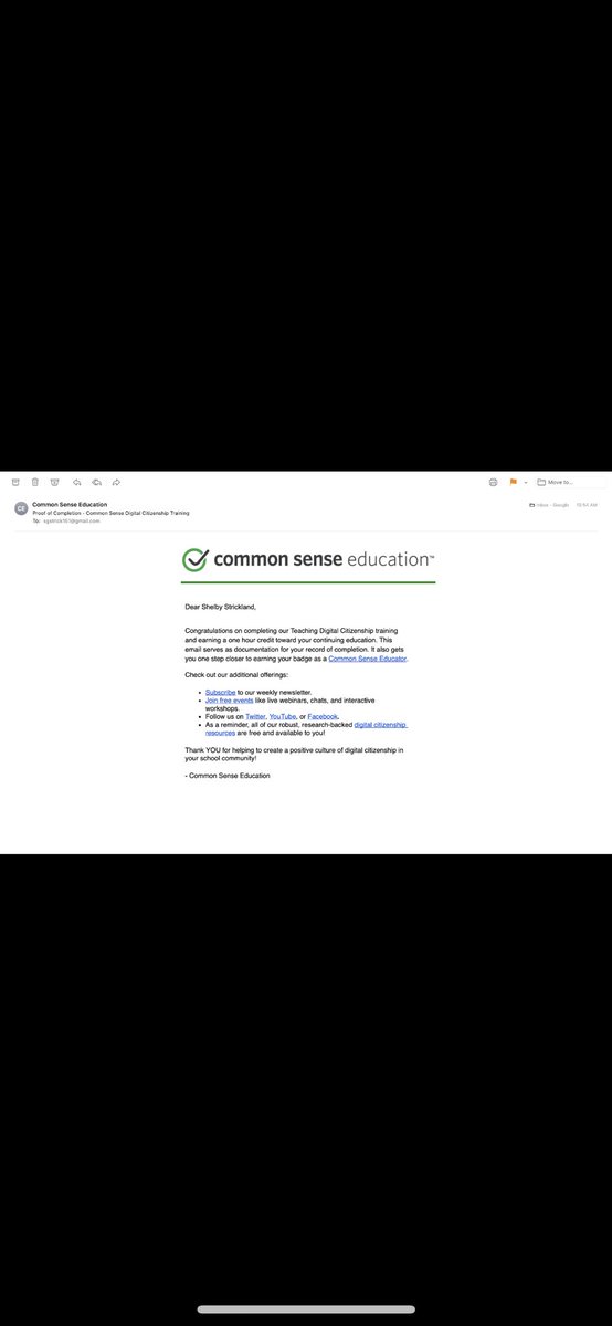 sgstrick151's tweet image. #DigCit #EdTechAtLaTech 
I learned how to access a valuable resource to teach my future students how to stay safe online. I also learned that it’s important to teach these things no matter how young the student is!