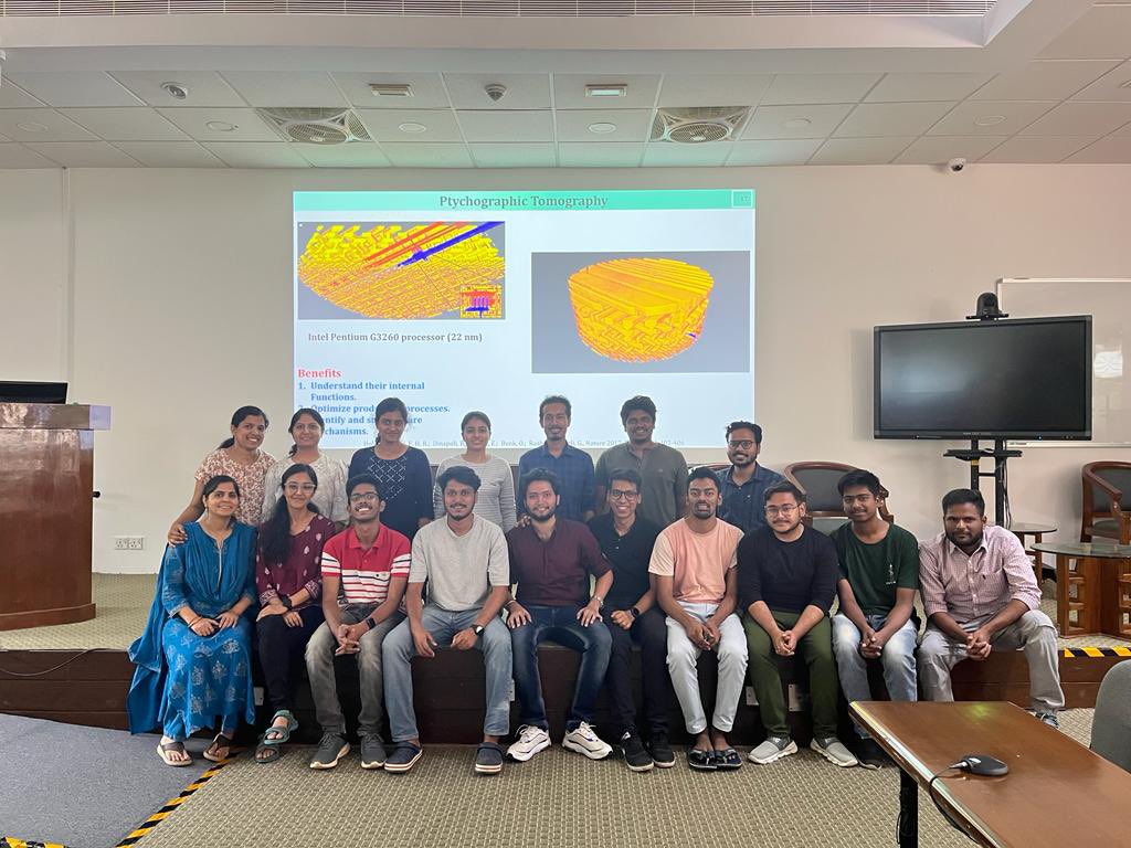 This was a great experience for me. Giving a talk on a new topic and it was really interesting for me to study about the X-Ray Ptychography.