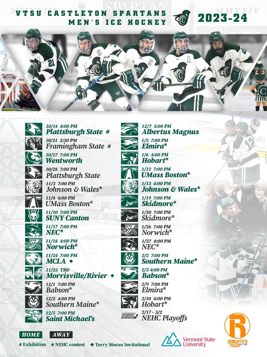 🚨Mark your calendars🚨
The Spartans 2023-2024 schedule is here! See you at Spartan Arena soon!