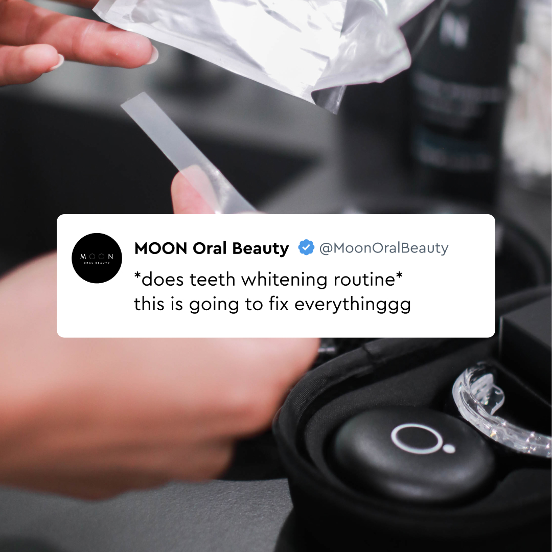 MoonOralBeauty's tweet photo. proof is in the results. you'd feel the same way too if your teeth whitening routine looked like ours. tap the link in bio.
#teethwhiteningroutine #routine #meme #tweetmeme #teethwhitening #routine #routineaesthetic #teethwhiteningdevice https://t.co/HkGq0JEn7X
