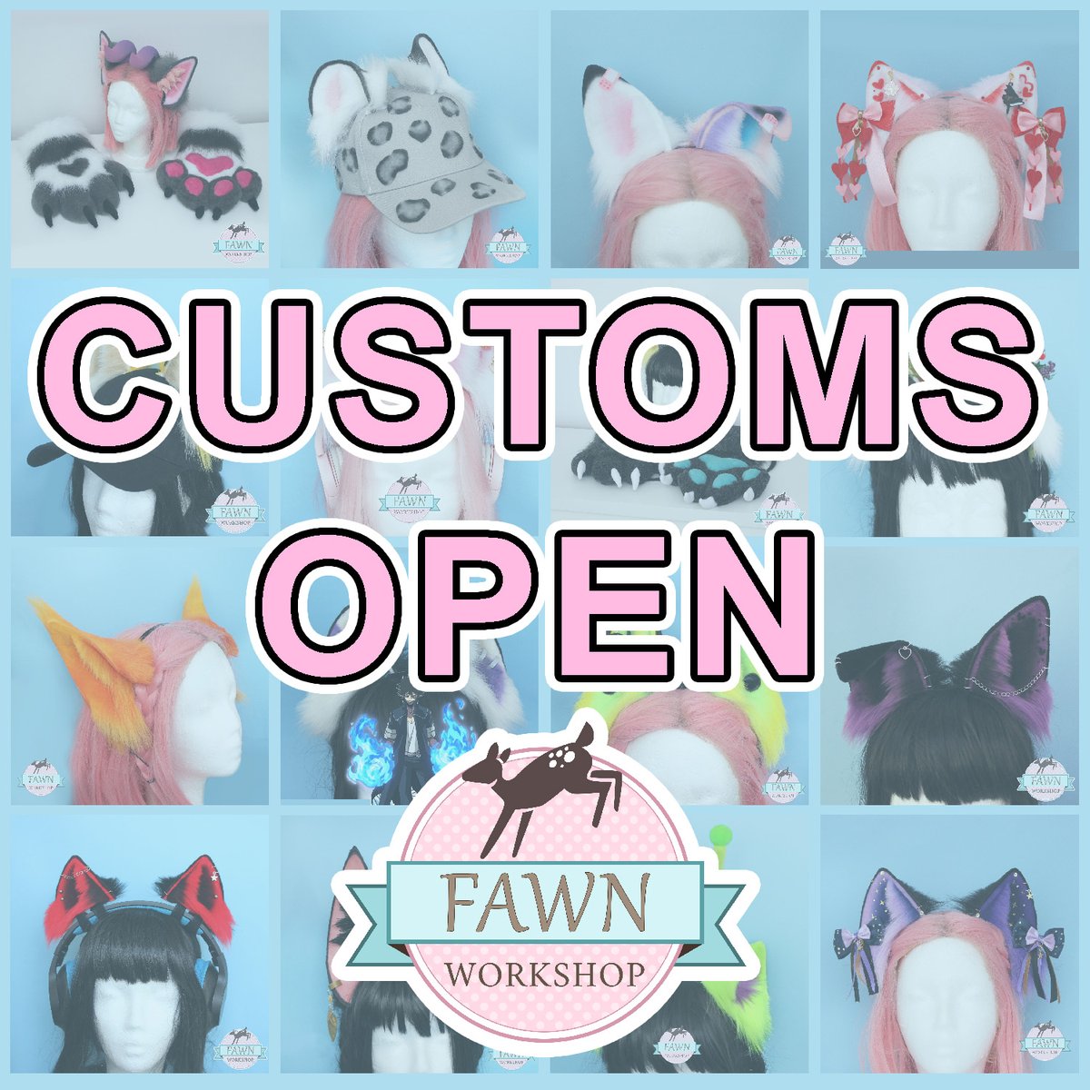 roe_deerscrafts's tweet photo. Small reminder that my customs are always open!😊
Feel free to send me DM
All links: https://t.co/Vfb91bptfI
#furry #furryfandom #furryears #catgirl #custom #customitem #handmade #fauxfurears #petplay #furryart #neko #nekogirl #customears https://t.co/q7lzdxd1Ao