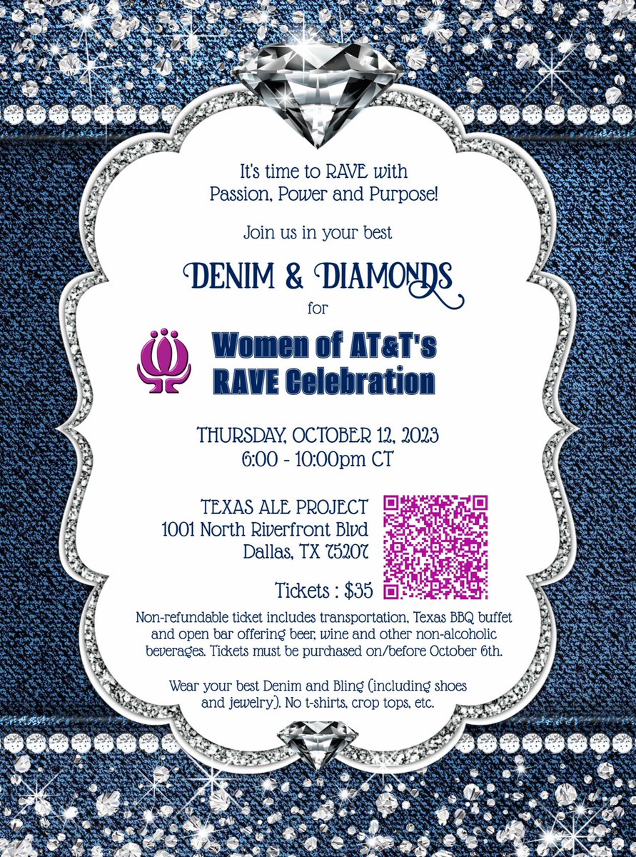 Still time to get your tickets! Join us for the fun annual event! Deadline to buy tickets is EOD tomorrow!
💜#womenofatt #RAVEaboutWOA