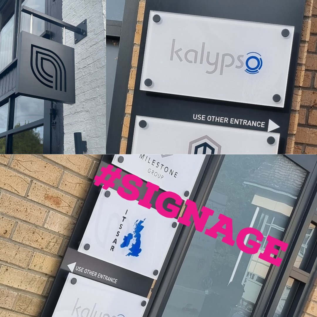 standbuilding's tweet image. A break from the norm this week installed a couple of signs for our friends @prodigiodesign as well as a special #birthday project for one of our guys. 

#signage #signmaker #graphics #exhibitions #cncmachining #powdercoated #perspex #aluminium