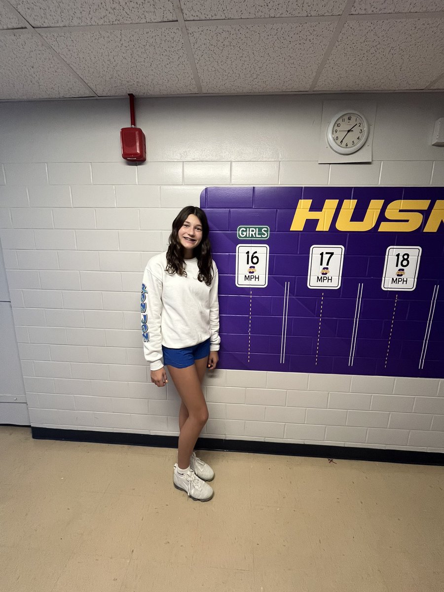 Elzsie joining the 16 mph club 🔥👊