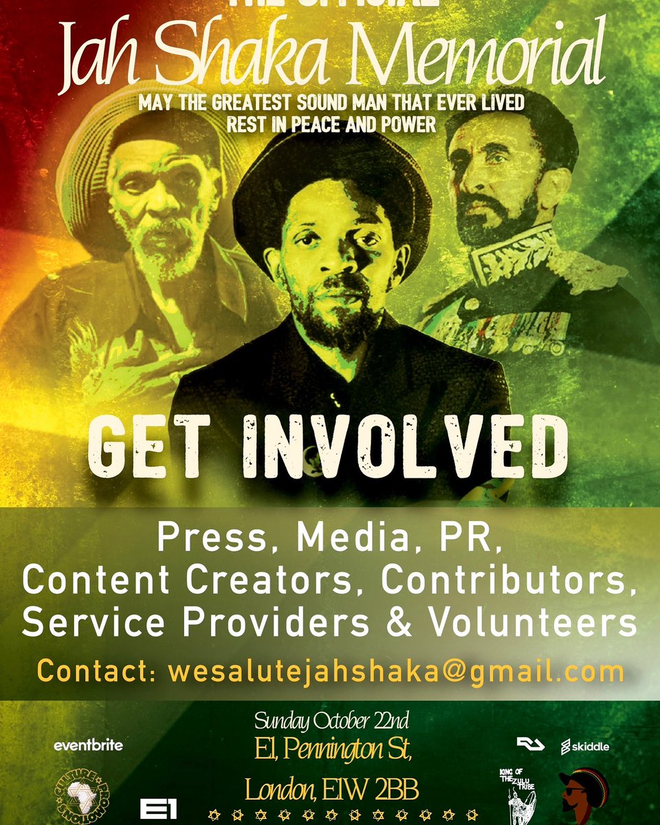 Get Involved! 

#jahshaka #jahshakasoundsystem #blackhistorymonth #blackhistorymonth2023 #soundsystemculture #bhm  #blm