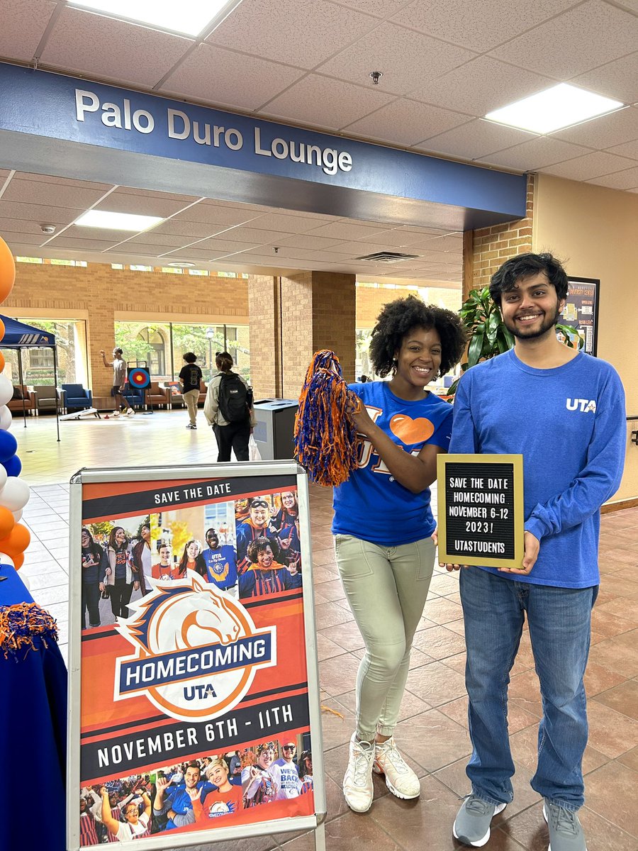 utastudents's tweet photo. Let the countdown begin! 📣🎉
Only 1 month away from the start of Homecoming Week!! Any guesses on who the Homecoming Bash headliner is? 👀🎤
#uta #utarlington #utahc https://t.co/OTRenn9nct