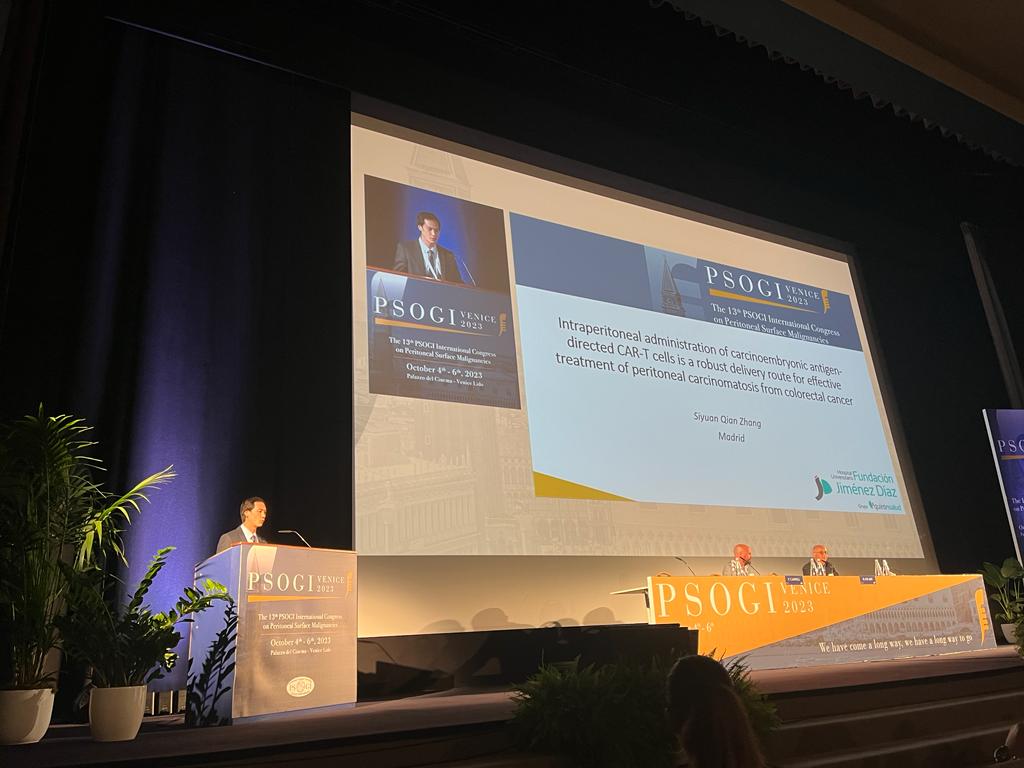 pedro villarejo campos (@villarejocampos) on Twitter photo Congrats <a href="/SiyuanQZ/">Siyuan Qian</a>! Great presentation about Car-t cells in peritoneal carcinomatosis! <a href="/PSOGI_EC/">Peritoneal Surface Oncology Group International</a> <a href="/DrSGlezMoreno/">Santiago González-Moreno</a> <a href="/alarjosan/">Alvaro Arjona</a> <a href="/GarciaOlmoD/">Damian Garcia-Olmo, Professor of Surgery</a> <a href="/h_guadalajara/">Hector Guadalajara</a> <a href="/cascalescirugia/">Pedro Cascales</a> <a href="/jimenez_galanes/">HBP & UpGI Surgery</a> Congrats <a href="/SiyuanQZ/">Siyuan Qian</a>! Great presentation about Car-t cells in peritoneal carcinomatosis! <a href="/PSOGI_EC/">Peritoneal Surface Oncology Group International</a> <a href="/DrSGlezMoreno/">Santiago González-Moreno</a> <a href="/alarjosan/">Alvaro Arjona</a> <a href="/GarciaOlmoD/">Damian Garcia-Olmo, Professor of Surgery</a> <a href="/h_guadalajara/">Hector Guadalajara</a> <a href="/cascalescirugia/">Pedro Cascales</a> <a href="/jimenez_galanes/">HBP & UpGI Surgery</a>