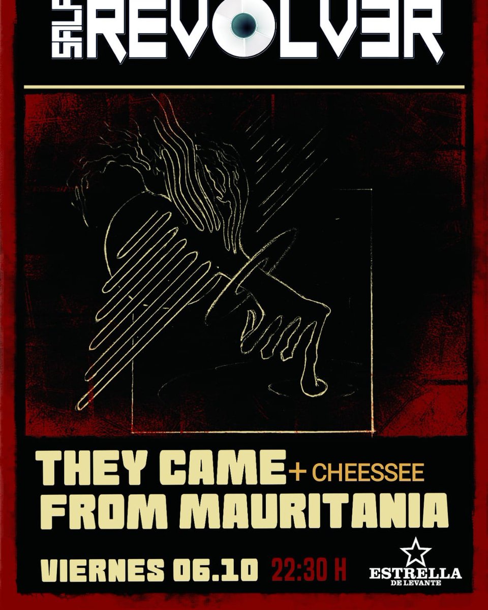 Mañana mañana mañana mañana mañana tomamos los <a href="/TheyCameFromM/">They Came From Mauritania</a> en la revolver a las 22:30 to el mundo ahí que vamos a tocar temillas nuevos